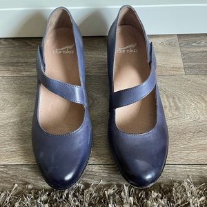 Dansko Lanie Mary Jane Wedge Loafers Size 40